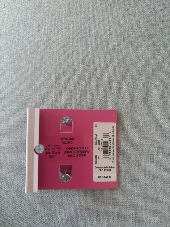 kate spade Silver Hoop Earrings - Picture 3 of 3